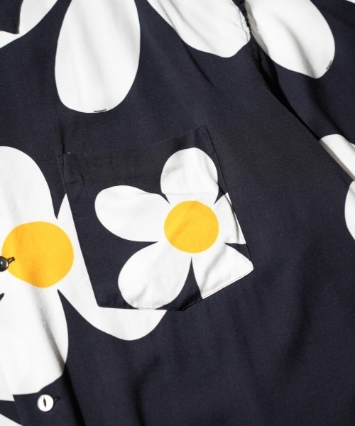 Sunny Sports 花柄 半袖シャツ Lサイズ SUNNY SPORTS シャツ / サニースポーツ PRINTED BOX SHIRT 花