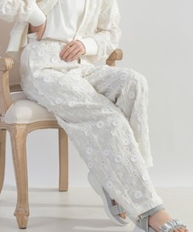 【セットアップ可能】レースイージーパンツ