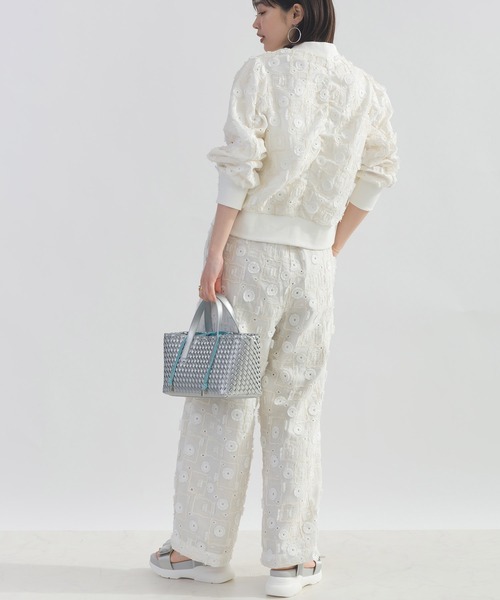 PICCIN（ピッチン）の「【セットアップ可能】レースイージーパンツ（その他パンツ・レディース・オフホワイト/ブラック・L/M）」の6枚目の写真