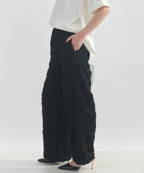 PICCIN（ピッチン）の「【セットアップ可能】レースイージーパンツ（その他パンツ・レディース・オフホワイト/ブラック・L/M）」の13枚目の写真
