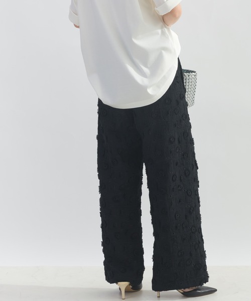PICCIN（ピッチン）の「【セットアップ可能】レースイージーパンツ（その他パンツ・レディース・オフホワイト/ブラック・L/M）」の12枚目の写真