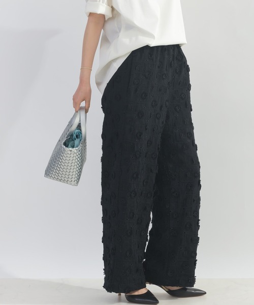 PICCIN（ピッチン）の「【セットアップ可能】レースイージーパンツ（その他パンツ・レディース・オフホワイト/ブラック・L/M）」の11枚目の写真