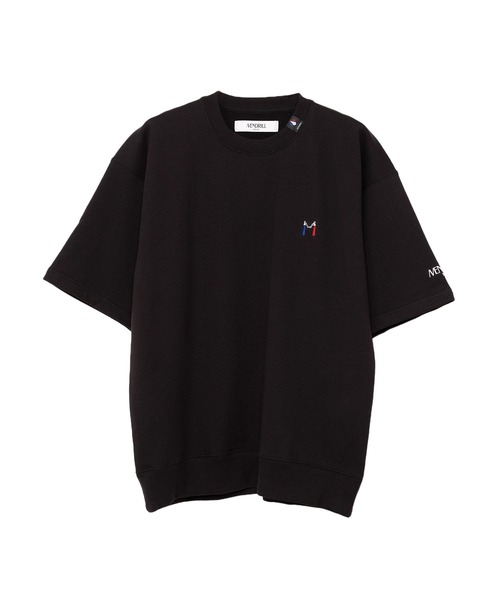 Mendrill(メンドリル)の「Mendrill Short Sleeve Sweatshirt(スウェット・メンズ・ブラック/グレー・M/S/L)」の1枚目の写真