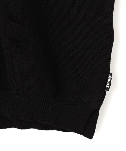 Schott/ショット/B.S SS SKIPPER KNIT/ブラックシープ