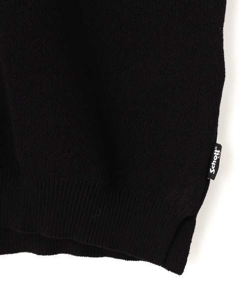 Schott/ショット/B.S SS SKIPPER KNIT/ブラックシープ