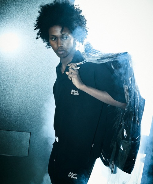 Schott/ショット/B.S SS SKIPPER KNIT/ブラックシープ