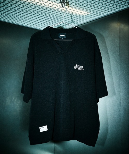 Schott/ショット/B.S SS スキッパーニット B.S S/S SKIPPER KNIT/スキッパーニット | Schott（ショット