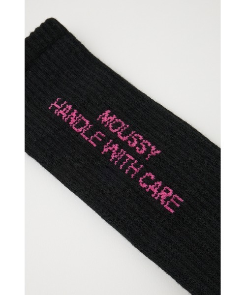 MOUSSY(マウジー)の「BEP HWC HEART ソックス(ソックス/靴下・レディース・ホワイト/ブラック・FREE)」の7枚目の写真