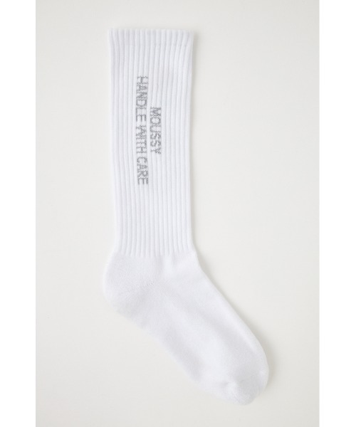 MOUSSY(マウジー)の「BEP HWC HEART ソックス(ソックス/靴下・レディース・ホワイト/ブラック・FREE)」の12枚目の写真