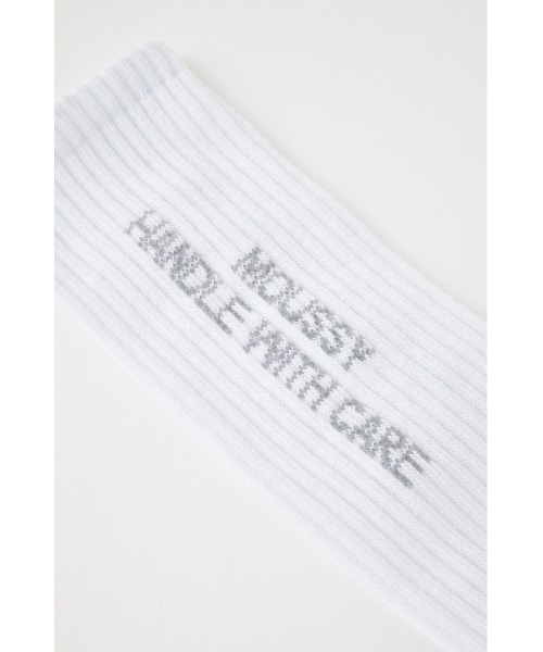 MOUSSY(マウジー)の「BEP HWC HEART ソックス(ソックス/靴下・レディース・ホワイト/ブラック・FREE)」の14枚目の写真