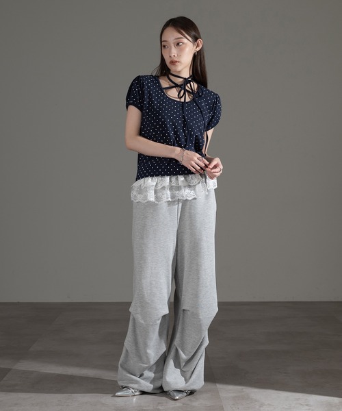 apres jour mignon(アプレジュールミニョン)の「チョーカートップス【ZOZOTOWN限定アイテム】(Tシャツ/カットソー・レディース・ブラック/ブラック系その他/オフホワイト/グレー/レッド/ネイビー/杢グレー・フリー/X-LARGE)」の17枚目の写真