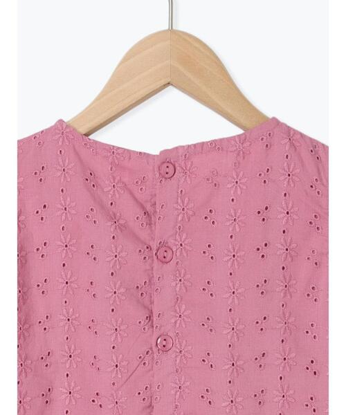ブラウス シャツ フラワー刺繍ノースリーブ ブラウス レディース INDIVI ブラウス シャツ 春SALE！「洗える」フラワーカット刺繍