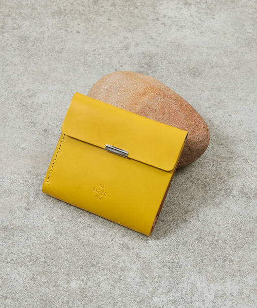 20/80 トゥエンティーエイティー / BRIDLE LEATHER FOLDED WALLET WITH FLAP UKブライドルレザー3つ折り牛革財布 ミニウォレット / W038