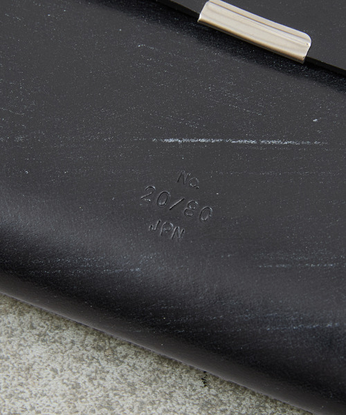 20/80 トゥエンティーエイティー / BRIDLE LEATHER FOLDED WALLET WITH FLAP UKブライドルレザー3つ折り牛革財布 ミニウォレット / W038