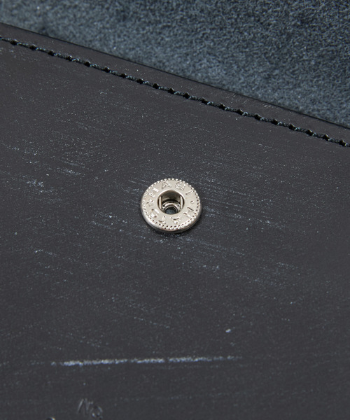 20/80 トゥエンティーエイティー / BRIDLE LEATHER FOLDED WALLET WITH FLAP UKブライドルレザー3つ折り牛革財布 ミニウォレット / W038