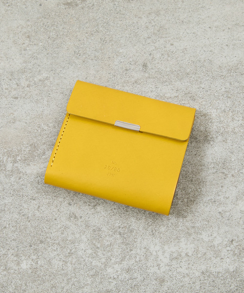20/80 トゥエンティーエイティー / BRIDLE LEATHER FOLDED WALLET WITH FLAP UKブライドルレザー3つ折り牛革財布 ミニウォレット / W038