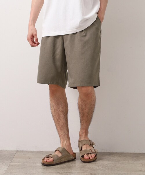 最終値下げ 接触冷感 COOLレーヨンデザートロゴTシャツ＆ショートパンツ HOMME】【接触冷感】COOLレーヨンデザートロゴTシャツ