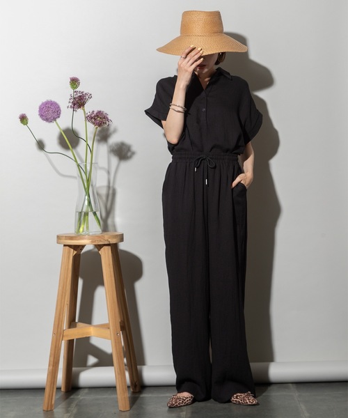 希少。Monitaly リネンセットアップ M LA製 希少。Monitaly リネンセットアップ M LA製
