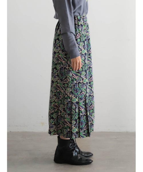 45R ボタニカル天竺スカート 45R ボタニカル天竺スカート