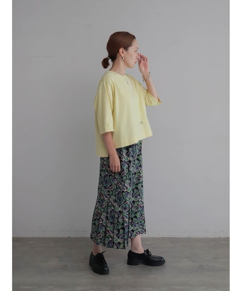 45R ボタニカル天竺スカート 45R ボタニカル天竺スカート 希少 45R 45rpm スカート