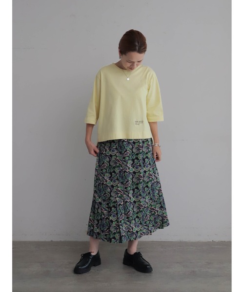 ナタデココ3 ボタニカルPT 裾タックイージースカート | NOMBRE IMPAIR