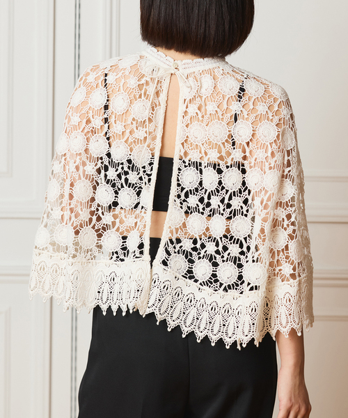 IENA LA BOUCLE(イエナラブークル)の「IENA LA BOUCLE レースポンチョ(シャツ/ブラウス・レディース・ホワイト・FREE)」の21枚目の写真