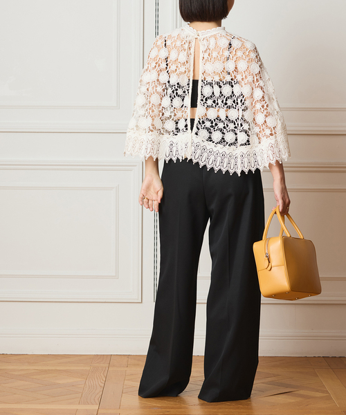 IENA LA BOUCLE レースポンチョ（シャツ/ブラウス）｜IENA LA BOUCLE