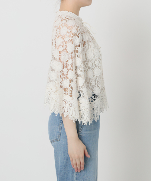 IENA LA BOUCLE レースポンチョ（シャツ/ブラウス）｜IENA LA BOUCLE