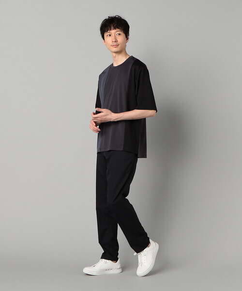 COMME CA MEN(コムサメン)の「カラーブロック Tシャツ(Tシャツ/カットソー・メンズ・ライトグレー/ブラック/ミント・M/L)」の6枚目の写真