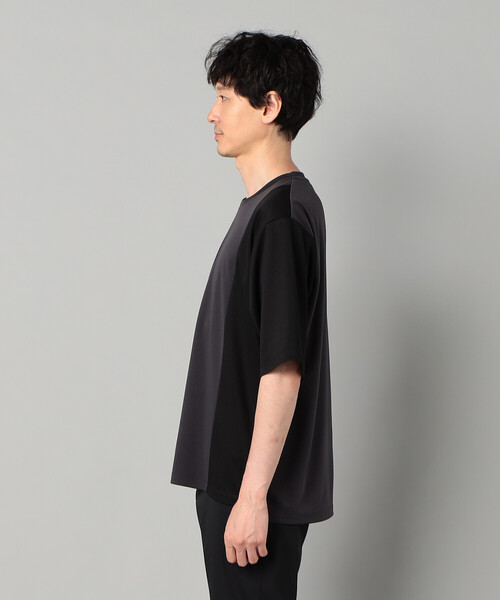 COMME CA MEN(コムサメン)の「カラーブロック Tシャツ(Tシャツ/カットソー・メンズ・ライトグレー/ブラック/ミント・M/L)」の18枚目の写真