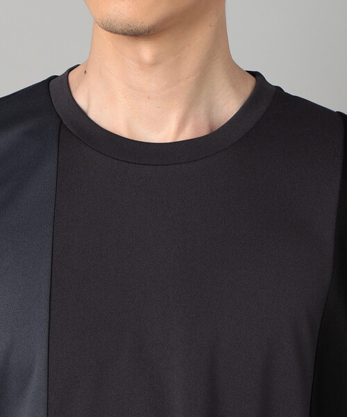 COMME CA MEN(コムサメン)の「カラーブロック Tシャツ(Tシャツ/カットソー・メンズ・ライトグレー/ブラック/ミント・M/L)」の16枚目の写真