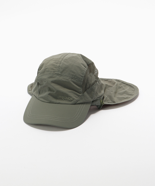 417 EDIFICE(フォーワンセブンエディフィス)の「FRENDO GOBI CASQUETTE(キャップ・メンズ・カーキ/チャコールグレー・FREE)」の2枚目の写真