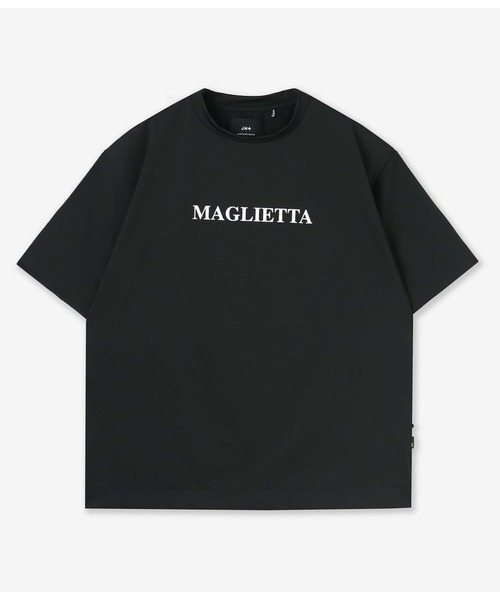 junhashimoto(ジュンハシモト)の「JH+ DOUBLE COOL T -MAGLIETTA(Tシャツ/カットソー・メンズ・ブラック×ブラック/チャコール・2/3/4/5)」の1枚目の写真