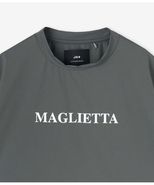 junhashimoto(ジュンハシモト)の「JH+ DOUBLE COOL T -MAGLIETTA(Tシャツ/カットソー・メンズ・ブラック×ブラック/チャコール・2/3/4/5)」の3枚目の写真