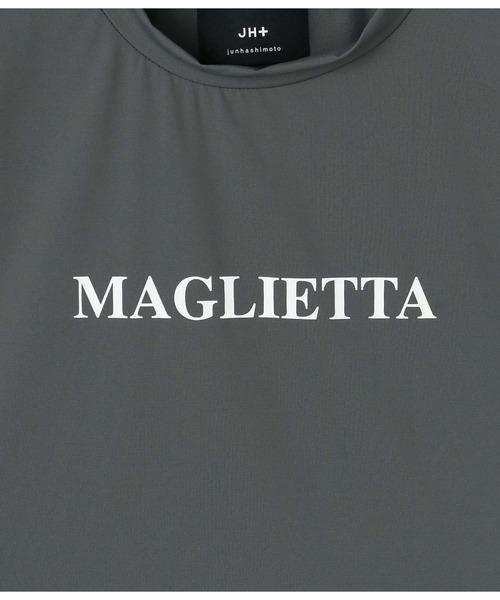 junhashimoto(ジュンハシモト)の「JH+ DOUBLE COOL T -MAGLIETTA(Tシャツ/カットソー・メンズ・ブラック×ブラック/チャコール・2/3/4/5)」の5枚目の写真