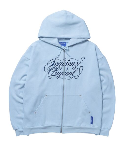 新色追加【SEQUENZ（シークエンズ）】SQNZ LOGO GLITTER ZIP P/K
