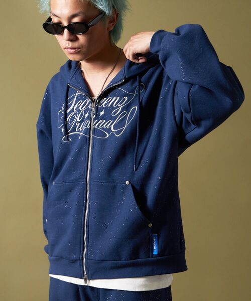 新色追加【SEQUENZ（シークエンズ）】SQNZ LOGO GLITTER ZIP P/K