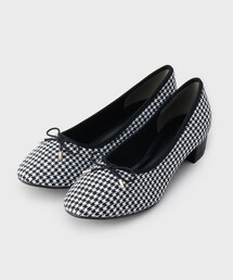 index | ラウンドトゥヒールバレエシューズ(パンプス)