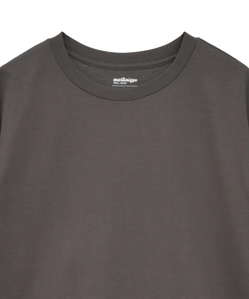 martinique（マルティニーク）の「《定番》ESSENTIALロンT（Tシャツ/カットソー・レディース・スミクロ/ホワイト・FREE）」の4枚目の写真