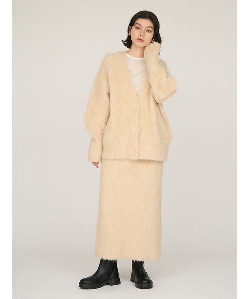 シャギーニットカーディガン（カーディガン/ボレロ）｜emmi（エミ）の