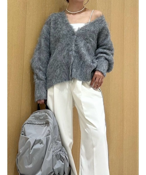 2025秋冬 emmi エミ シャギーニットカーディガン シャギーニットカーディガン（カーディガン/ボレロ）｜emmi（エミ）の