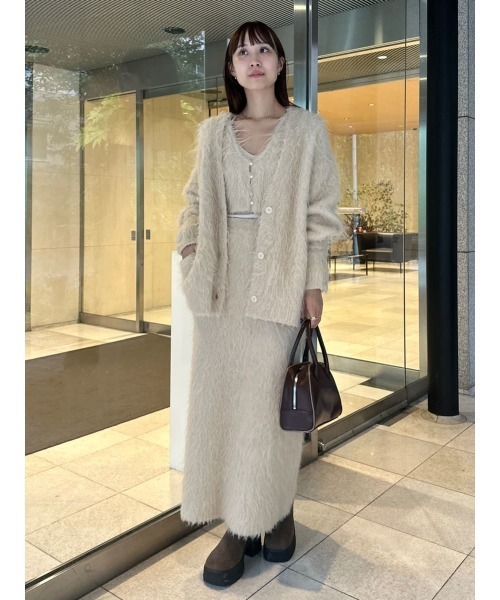 シャギーニットカーディガン（カーディガン/ボレロ）｜emmi（エミ）の