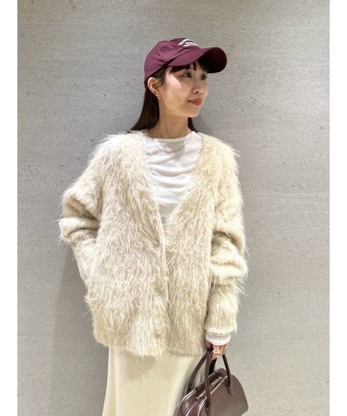 2025秋冬 emmi エミ シャギーニットカーディガン シャギーニットカーディガン（カーディガン/ボレロ）｜emmi（エミ）の