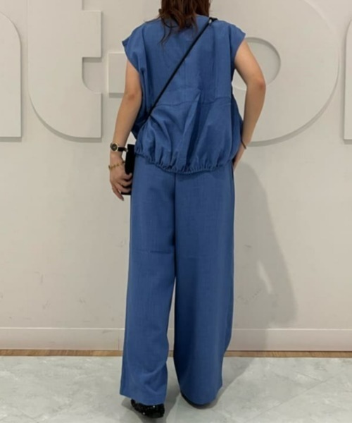 Right-on（ライトオン）の「【HONEYSUCKLE ROSE】ＺＩＰバルーンベスト（セットアップ対応）（その他トップス・レディース・ブルー/ブラウン/ダークグレー・L/M）」の17枚目の写真