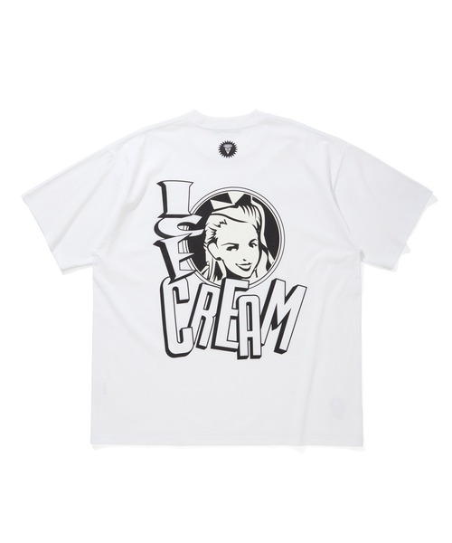 ICECREAM(アイスクリーム)の「COTTON T-SHIRT ICECREAM(Tシャツ/カットソー・メンズ・チャコールグレー/ブラック/ホワイト・LARGE/X-LARGE/MEDIUM/SMALL)」の4枚目の写真