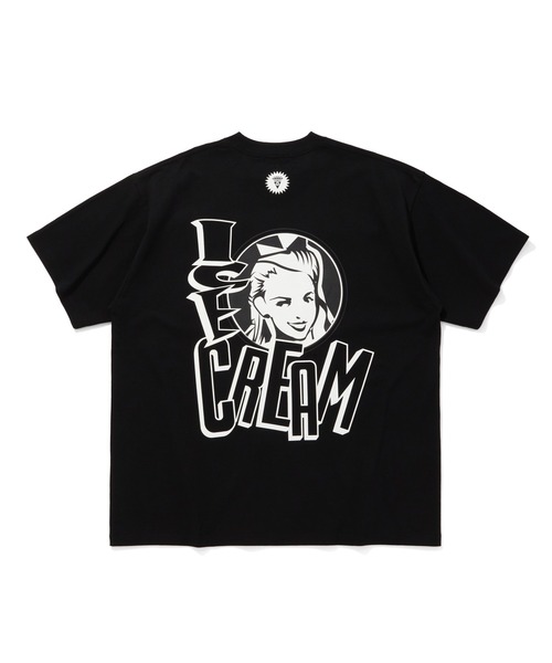 ICECREAM(アイスクリーム)の「COTTON T-SHIRT ICECREAM(Tシャツ/カットソー・メンズ・チャコールグレー/ブラック/ホワイト・LARGE/X-LARGE/MEDIUM/SMALL)」の5枚目の写真