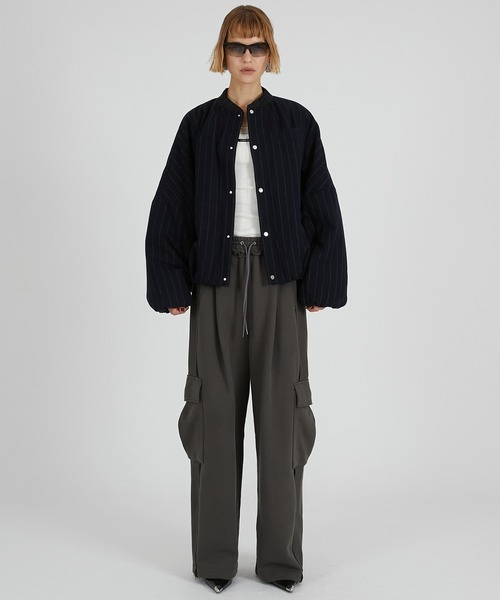 PRANK PROJECT（プランクプロジェクト）の「ウールバルーンブルゾン / Wool Balloon Blouson（その他アウター・レディース・グレー/ネイビー・FREE）」の10枚目の写真