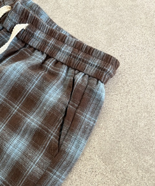 link lot(リンクロット)の「ドローコード付きチェックイージーネルパンツ(その他パンツ・メンズ・ブラック/ブルー/ブラウン・M/L)」の19枚目の写真