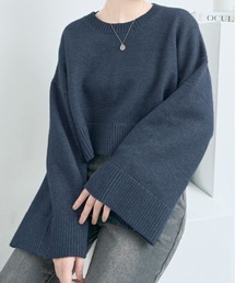 A.P.C ワイドスリーブニット 片畦ワイドスリーブニット/le.coeur blanc(ルクールブラン