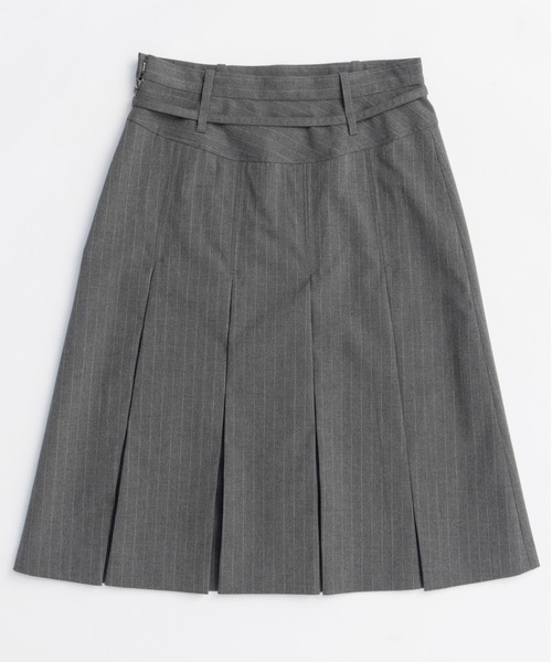 MAISON SPECIAL（メゾンスペシャル）の「Box Pleats Mid-length Skirt/ボックスプリーツミモレスカート（スカート・レディース・グレー/カーキ/ブラック・36/38）」の11枚目の写真